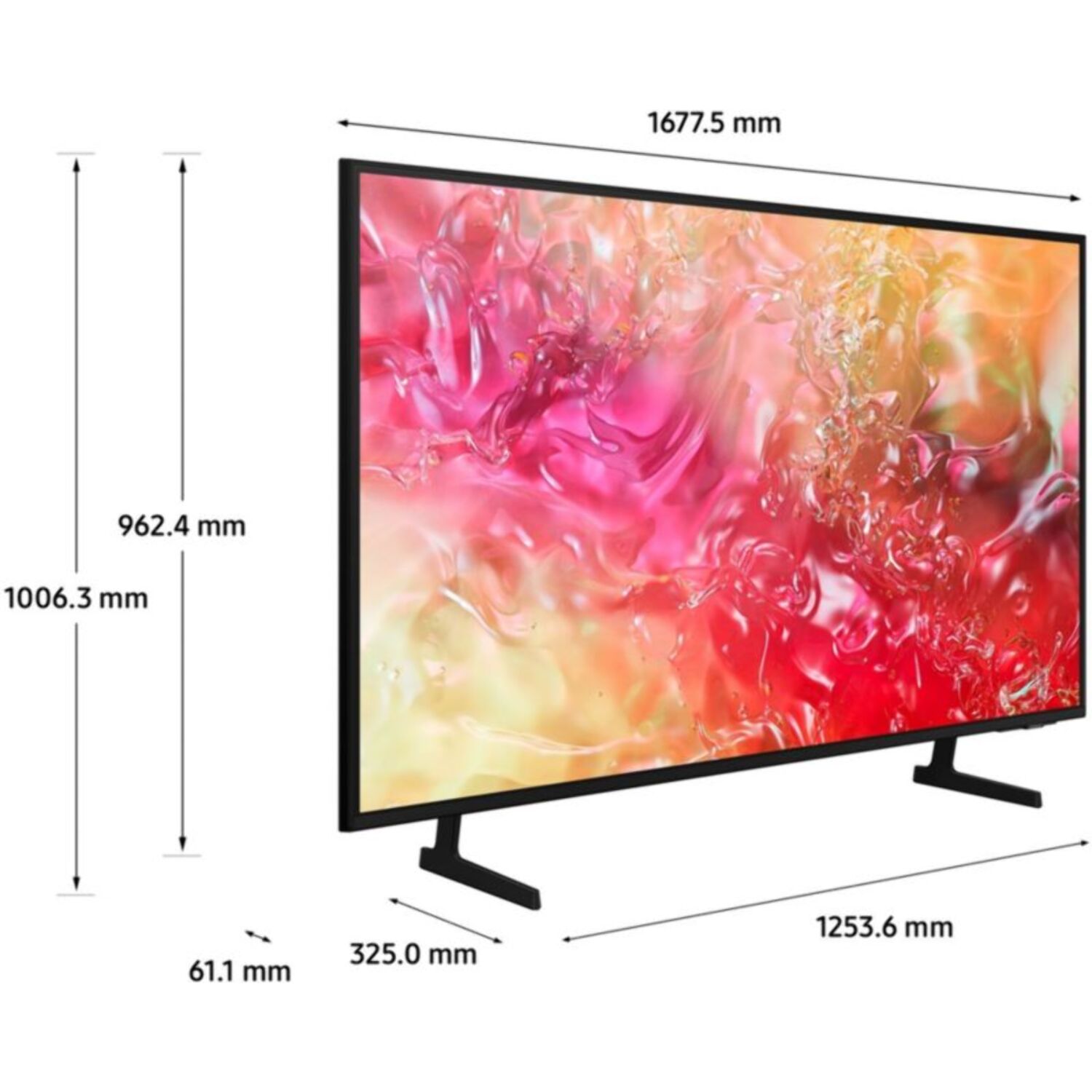 TV LED SAMSUNG TU75DU7105 2024