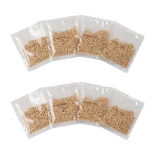 Lot de 2 x 4 Sachets de granulés de parfum pour aspirateur à la vanille TopFilter