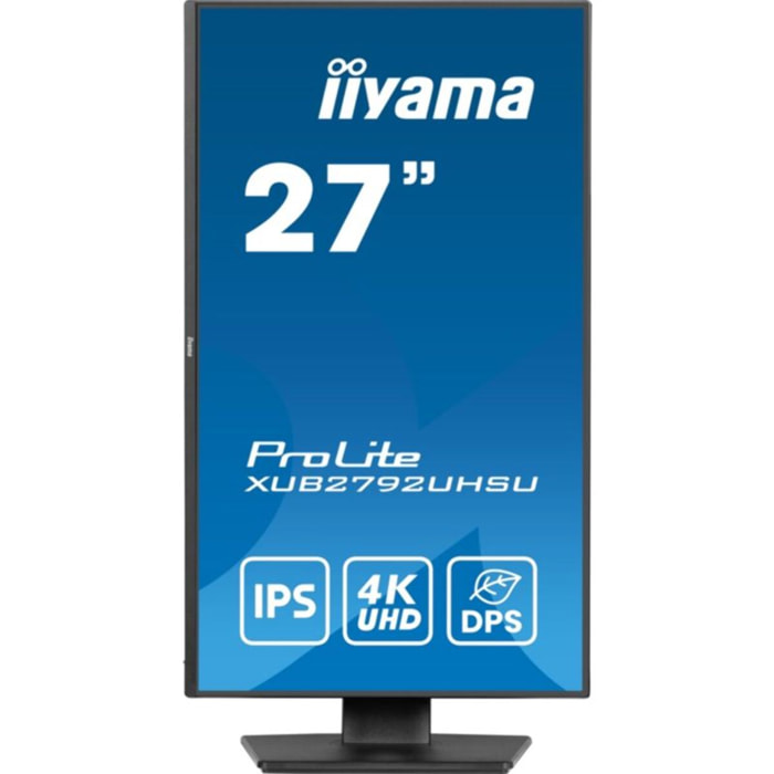 Ecran PC 4K IIYAMA PROLITE XUB2792UHSU-B6 Plat IPS