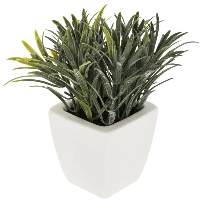 Plante artificielle pot céramique H16cm