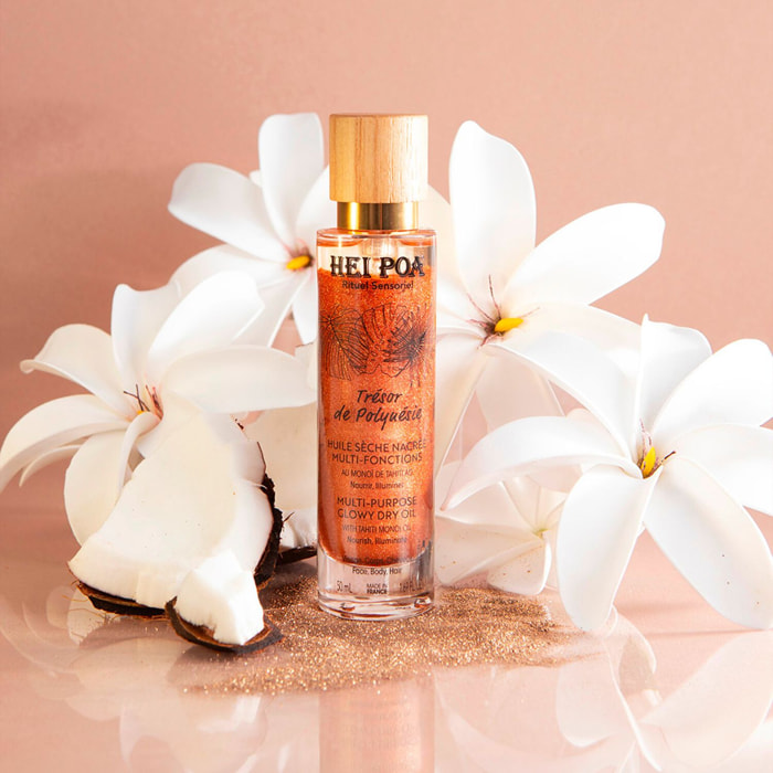 Trésor de Polynésie - Huile Sèche Nacrée Multi-Fonctions 50 ml