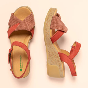 Sandalias N5038 PLEASANT-LINO FRAMBUESA / LEAVES color Frambuesa