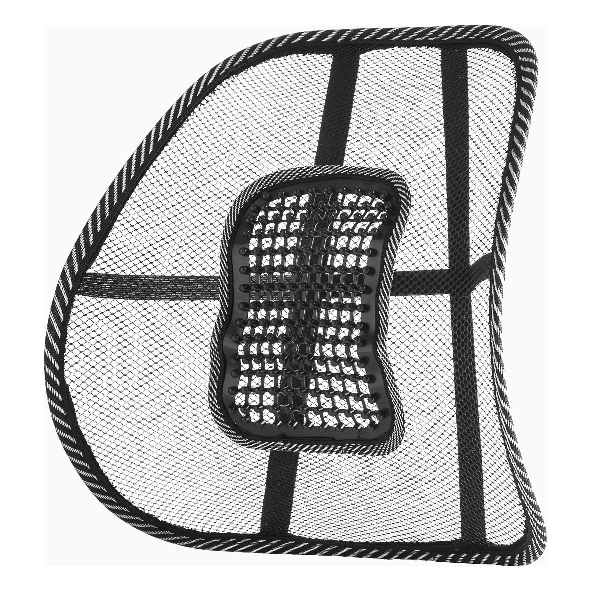 Supporto lombare portatile traspirante - nero - 40x37 cm