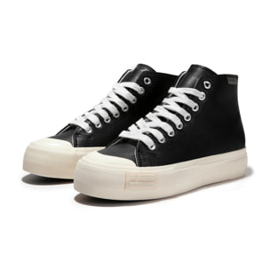 Zapatillas Altas de Mujer One Way Nap en Negro D.Franklin