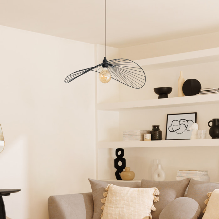 Suspension "Adelia" D58cm noir
