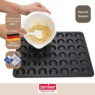 Lot de 2 plaques pâtisserie 42/32 cm en acier Spécial créative Spécial créative Zenker  Spécial créative