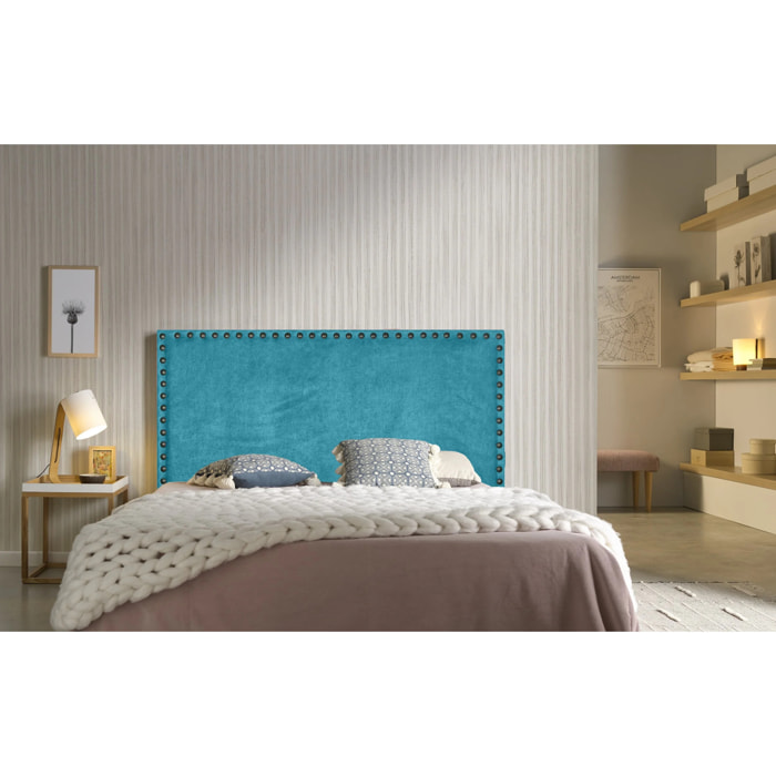 Cabecero Lirio Tela Turquesa 115