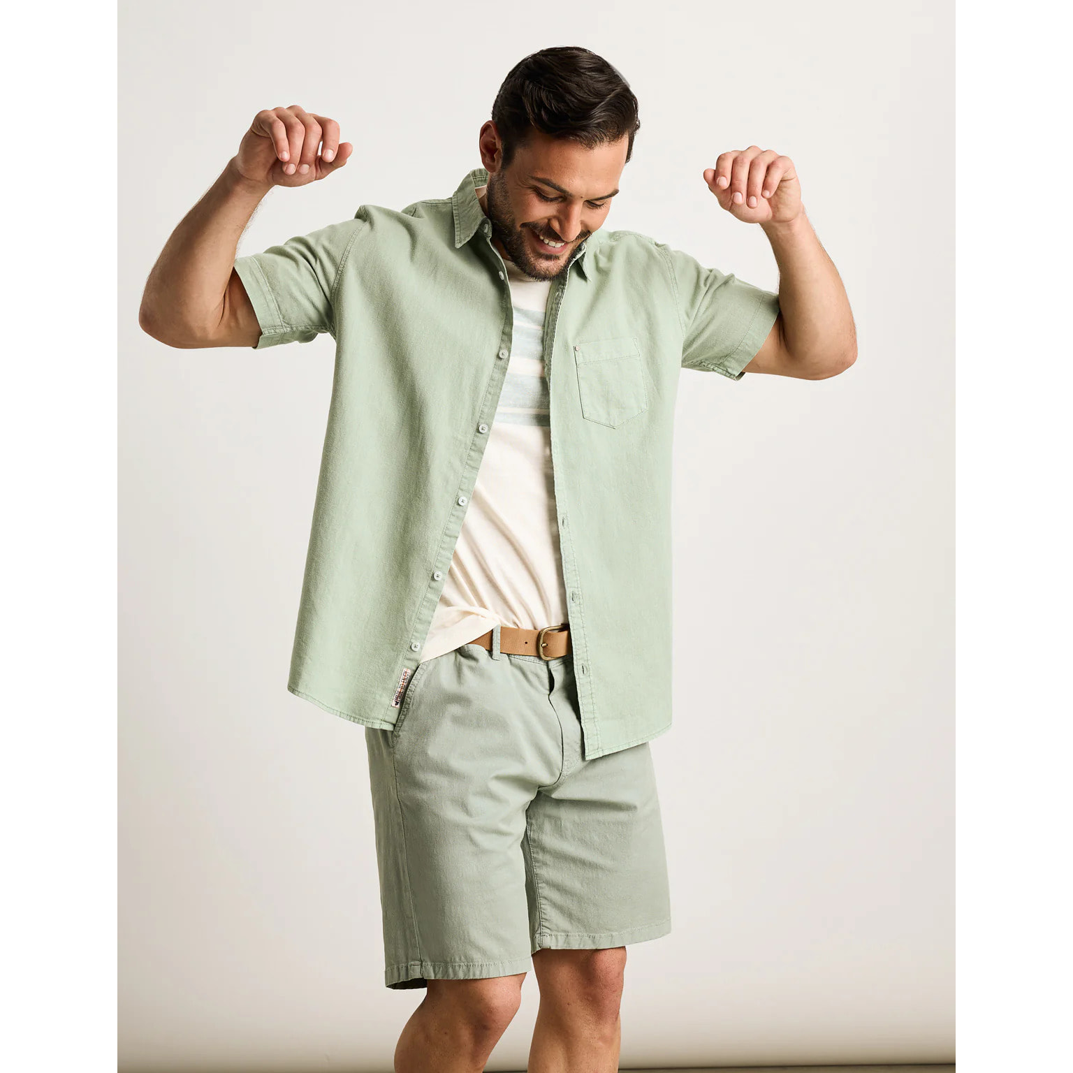 Camisa Manga Corta Verde - Folka