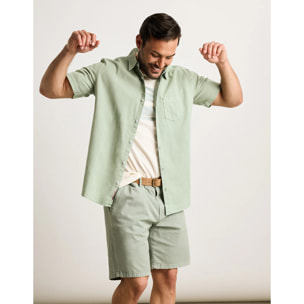 Camisa Manga Corta Verde - Folka