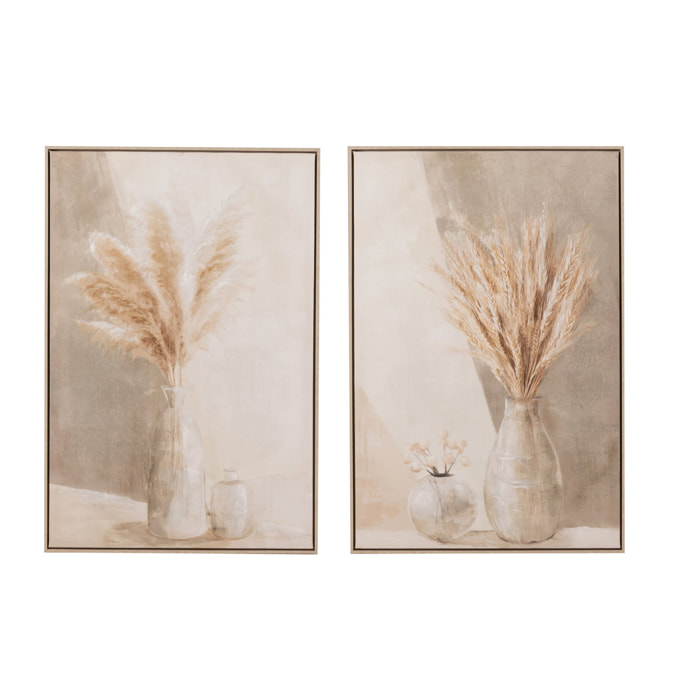 J-Line support de lampe - jute - beige