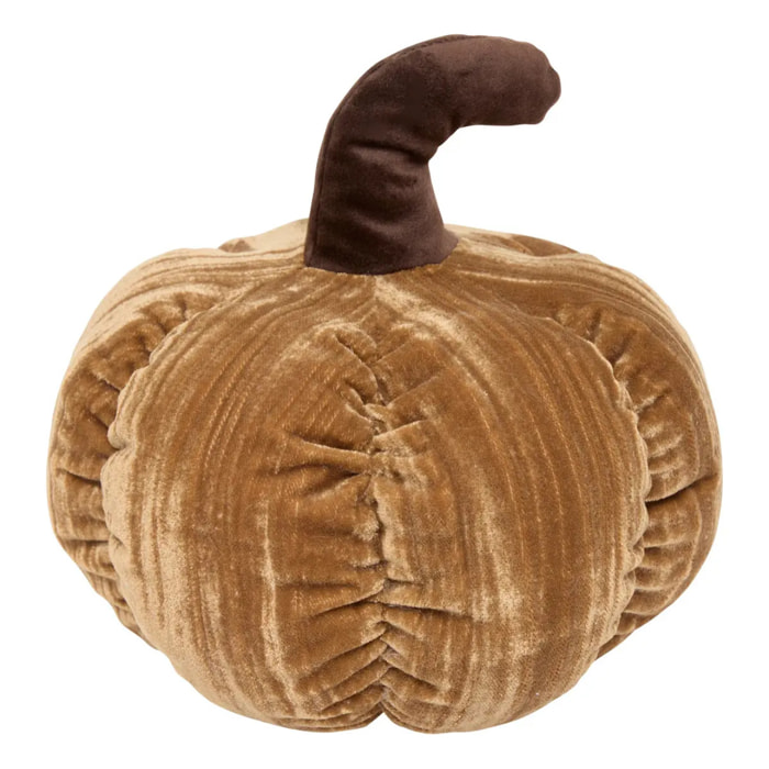 Coussin citrouille Automne rond 22x22cm