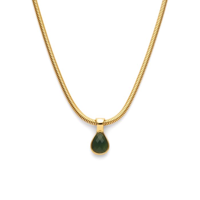 Collana Leti  Acciao Placcato Oro