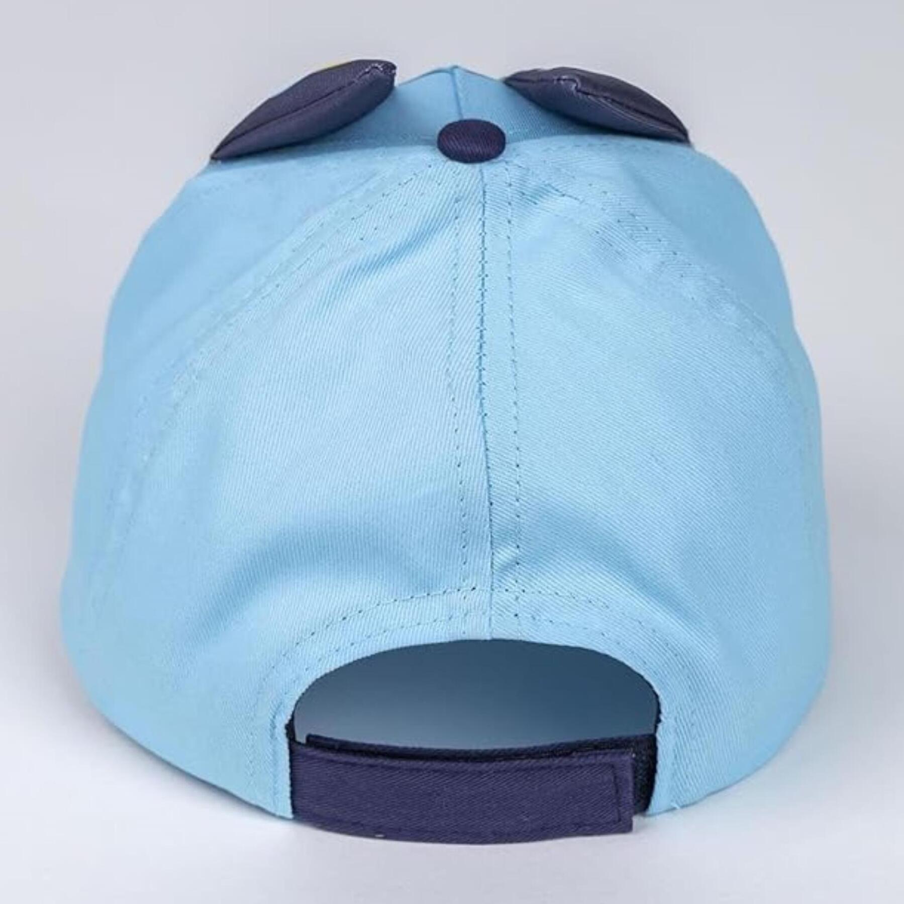 Gorra infantil de bluey, azul, talla única unisex niños