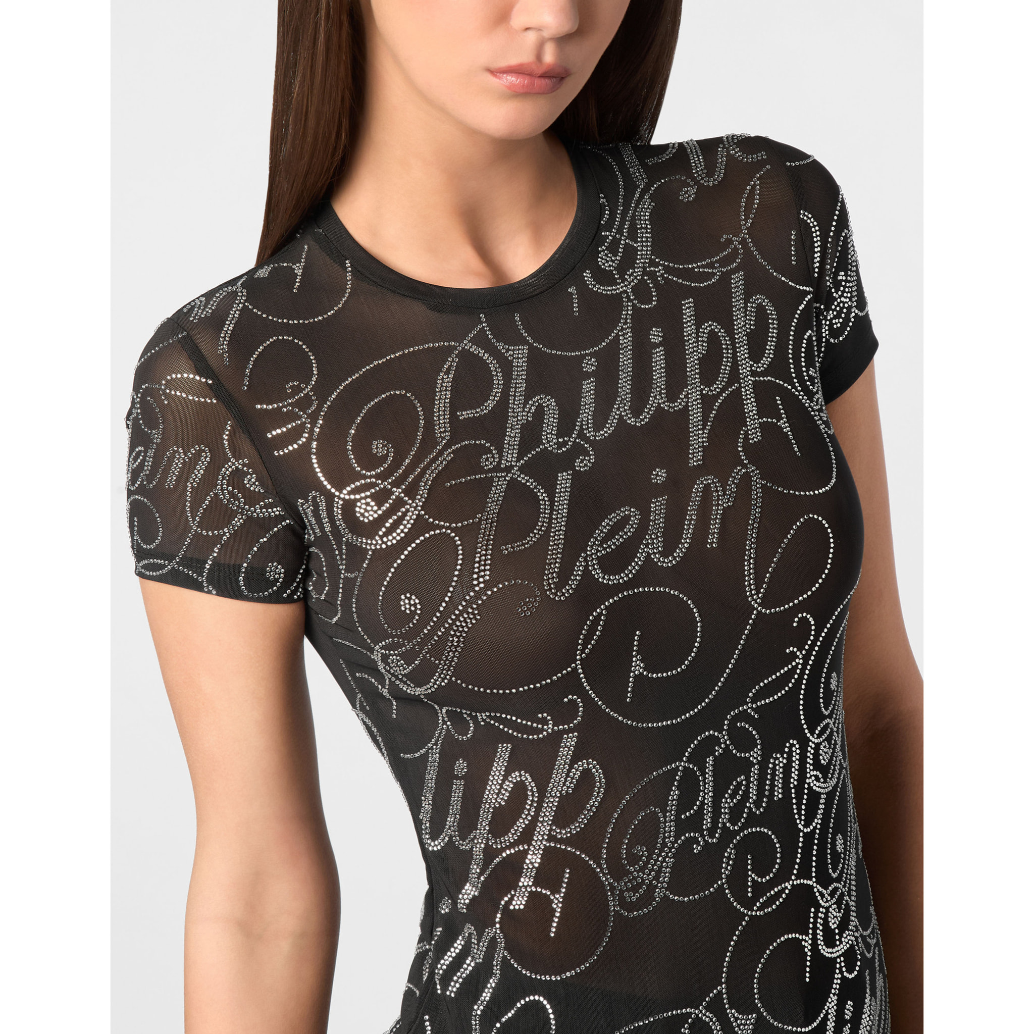 PHILIPP PLEIN Camiseta de corte slim SIGNATURE