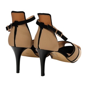 Decolletè con cinturino alla caviglia - tacco 8,5 cm