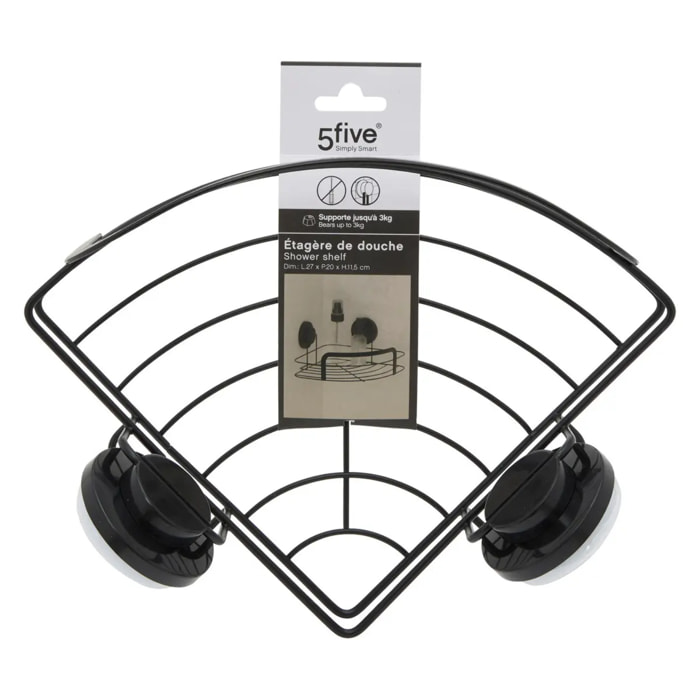 Etagère d'angle Venterra noir