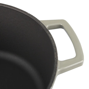 Cocotte ovale 33 cm en fonte émaillée