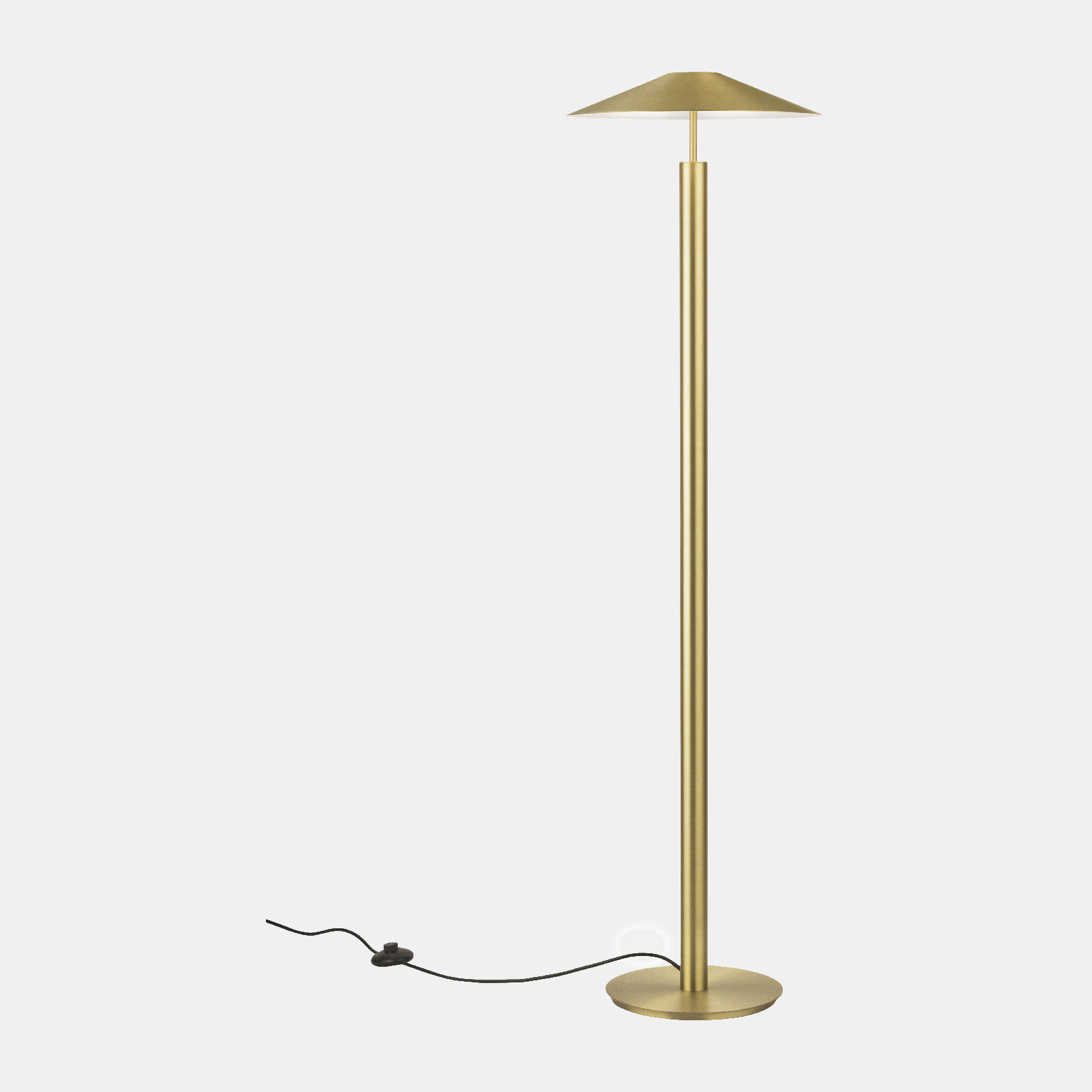 LEDS C4 Pie de salón H LED 27.7 Blanco cálido - 2700K ON-OFF Oro mate 1207lm