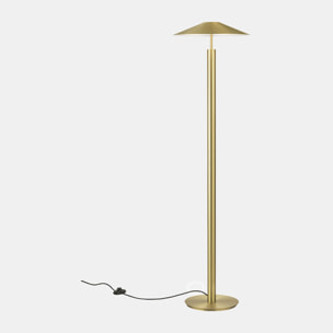 LEDS C4 Pie de salón H LED 27.7 Blanco cálido - 2700K ON-OFF Oro mate 1207lm