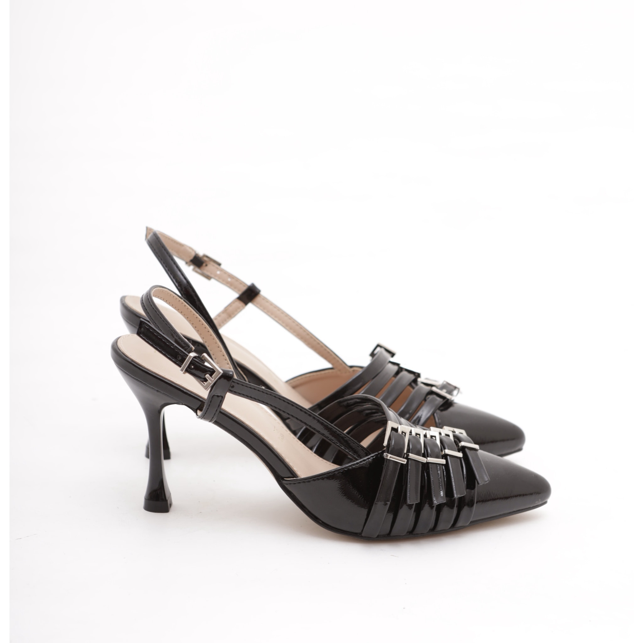 SLINGBACK CINTURINI NERO