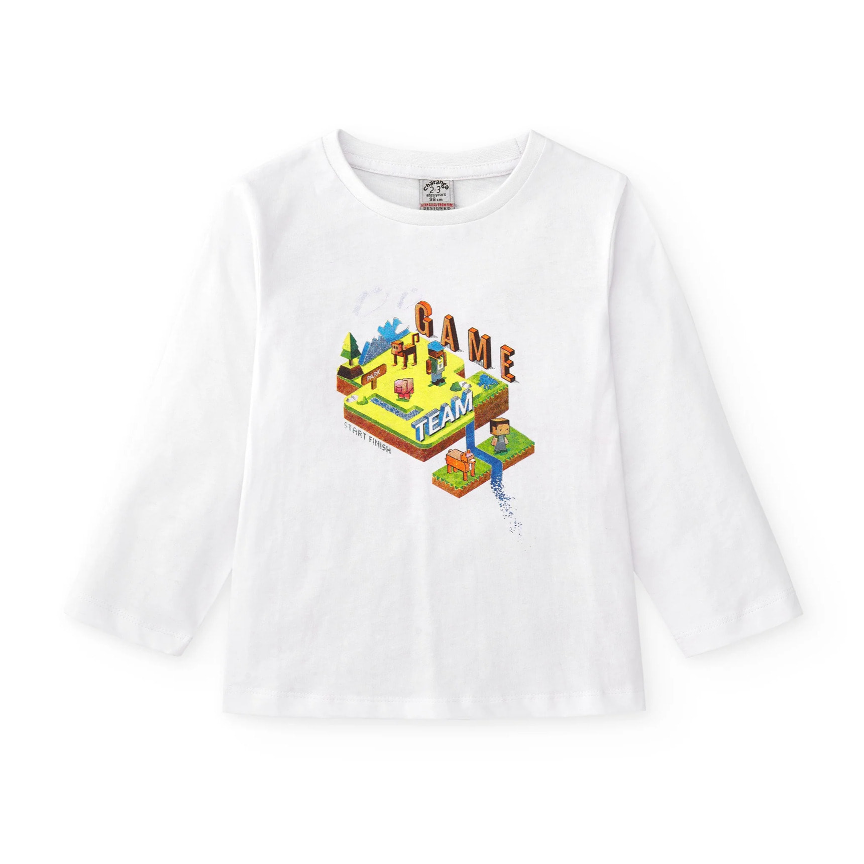 T-shirt Bambino Bianco Calixel