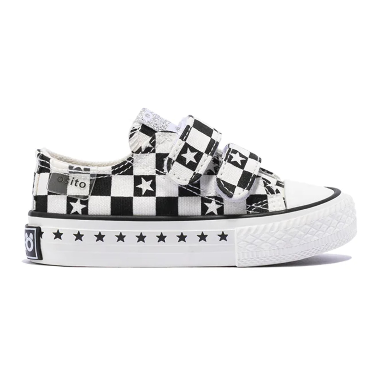 Zapatillas de Bebés de Lona en Negro