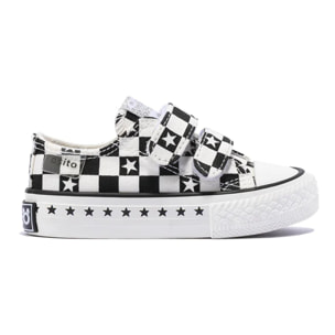 Zapatillas de Bebés de Lona en Negro