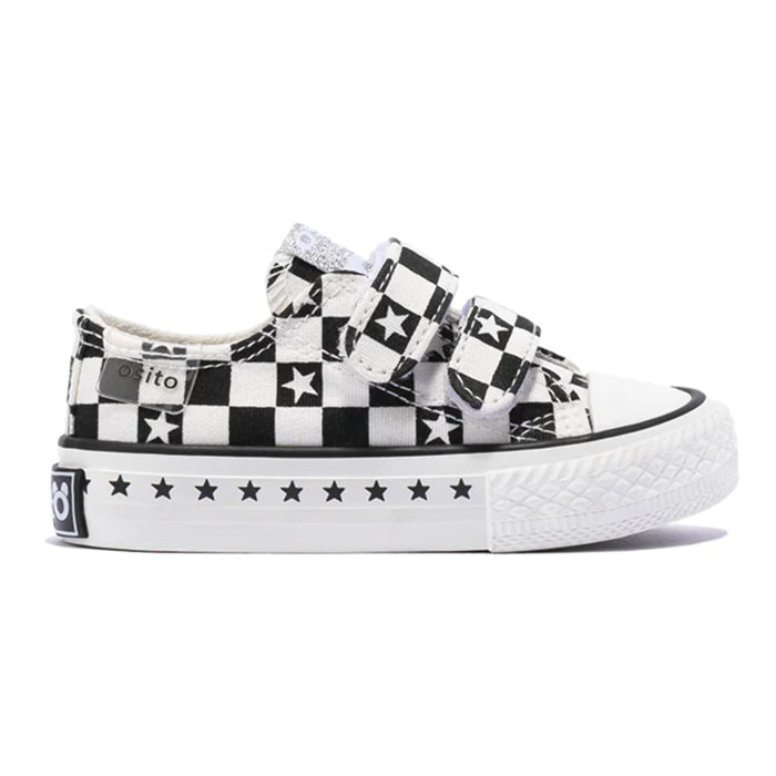 Zapatillas de Bebés de Lona en Negro