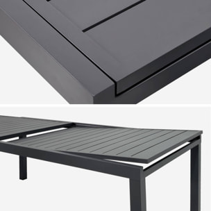 Table de jardin extensible aluminium 10-12 places ELORA