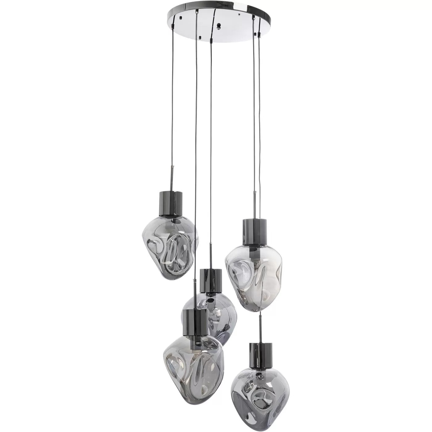 Suspension Supernova 50cm argentée Kare Design