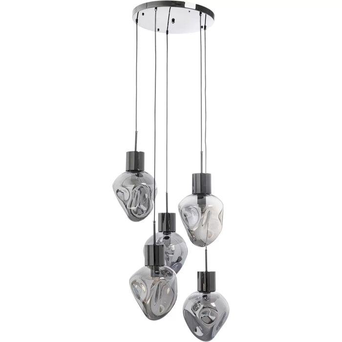 Suspension Supernova 50cm argentée Kare Design
