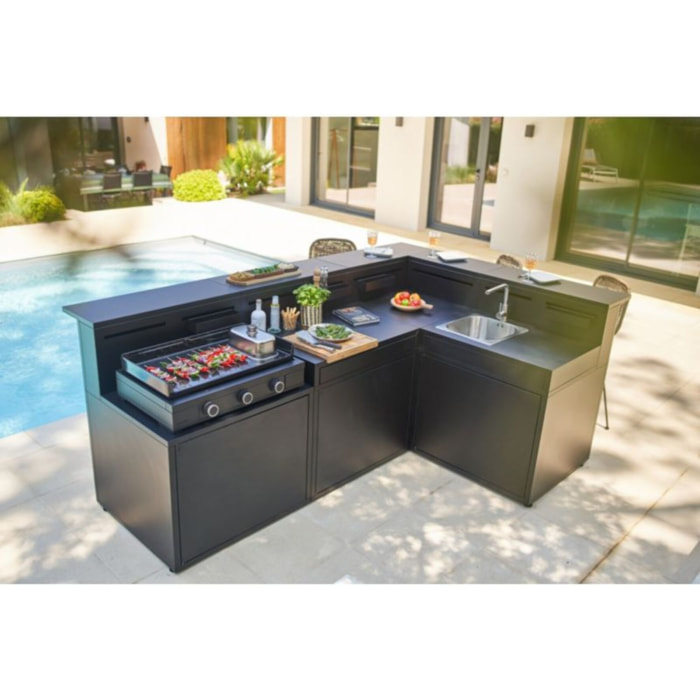 Meuble d'angle FORGE ADOUR SAAF CBN angle acier fermé Comptoir
