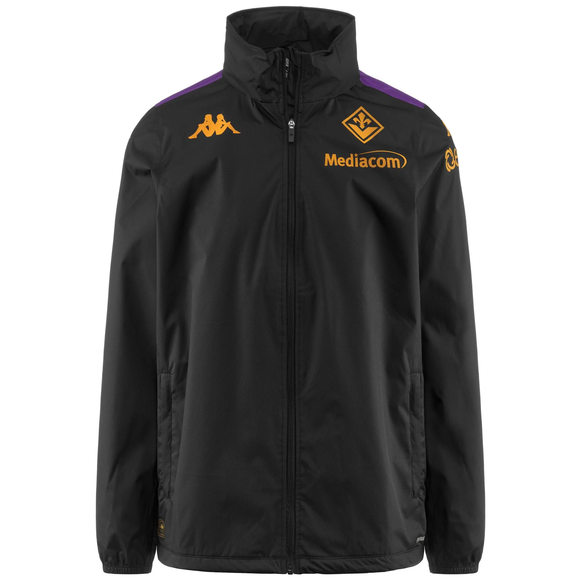 Kappa - Giacche Uomo Nero - Adverzip Pro 8 Fiorentina