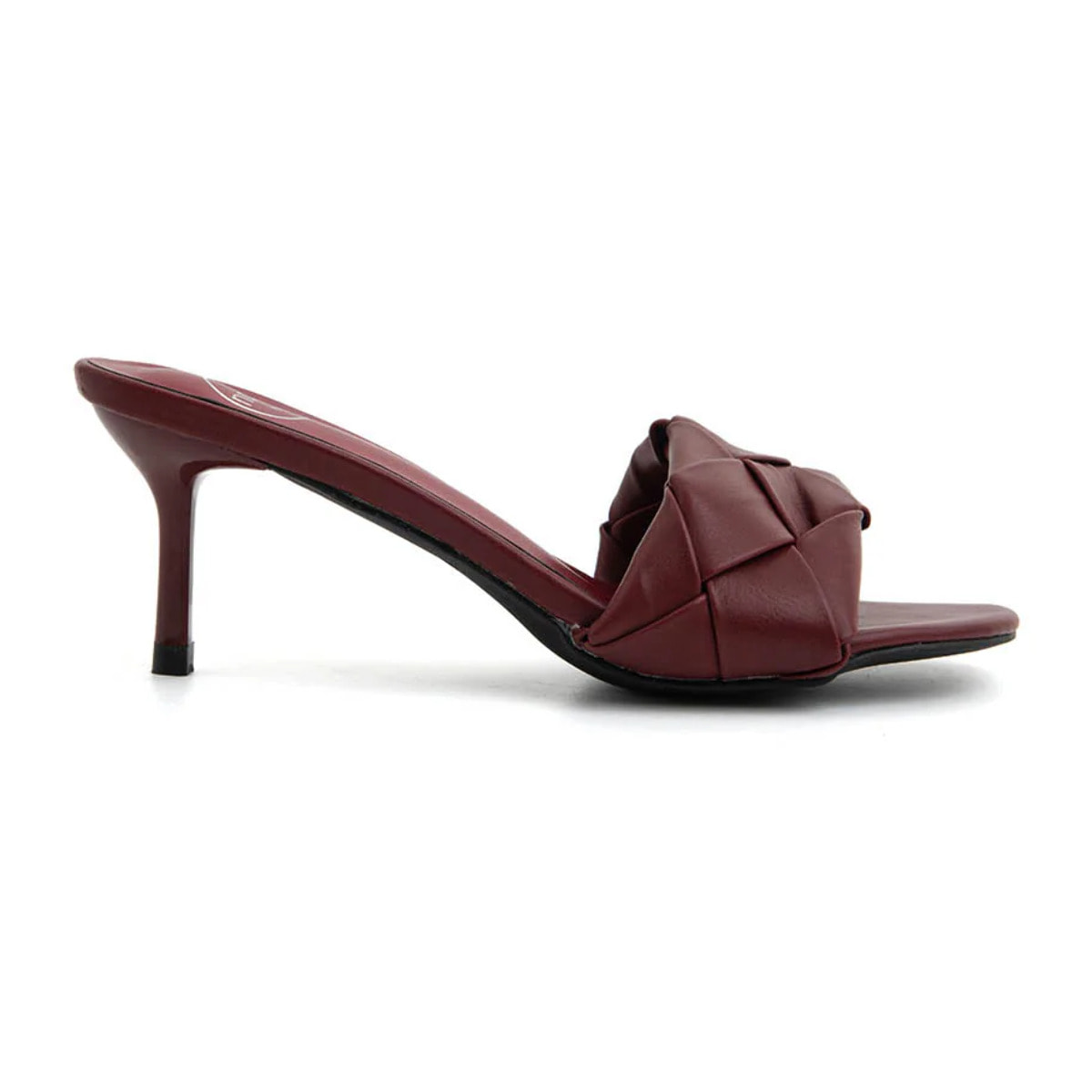 Sabot geometric con tacco a stiletto - VINO