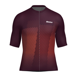 Ping – Maillot Manches Courtes Unisexe - Bourgogne - Unisex
