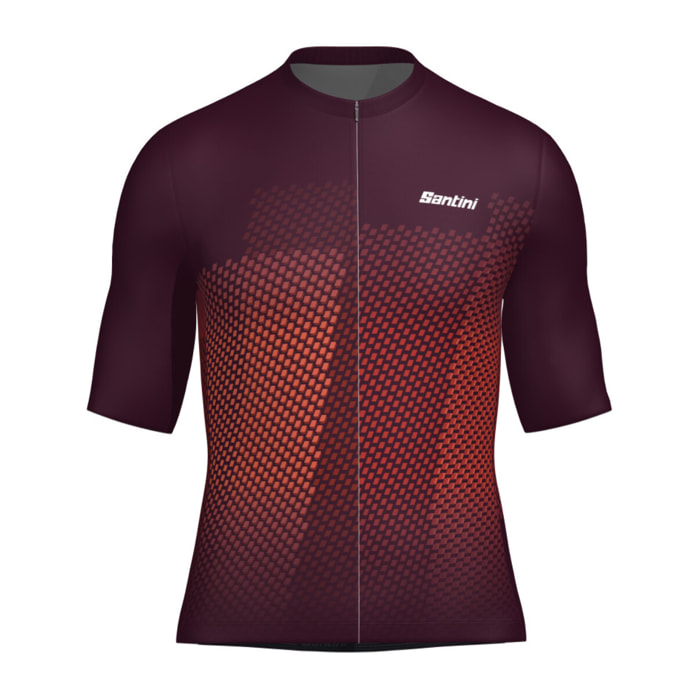 Ping – Maillot Manches Courtes Unisexe - Bourgogne - Unisex