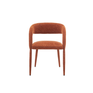 Fauteuil contemporain tissu (lot de 2) ALESSIA