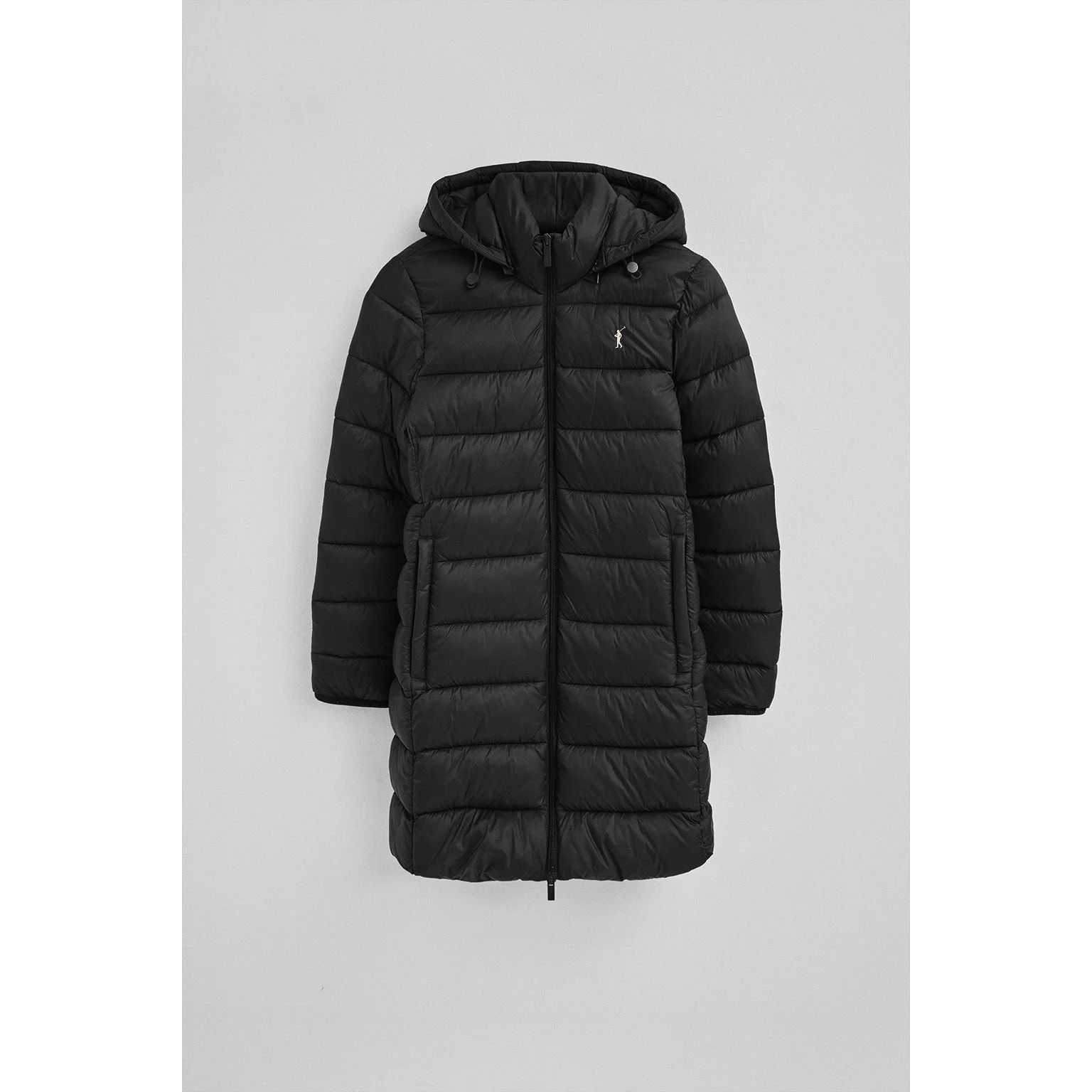Chaqueta Salima Embroidery negra con logo Rigby Go