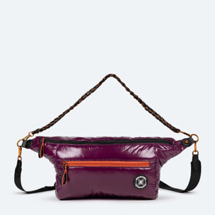 BOLSO GLOSS RECYCLED FANNYPACK XL C/WINE