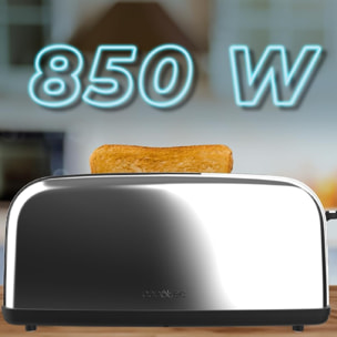 Cecotec Grille-pain vertical Toastin' time 850 Inox Long