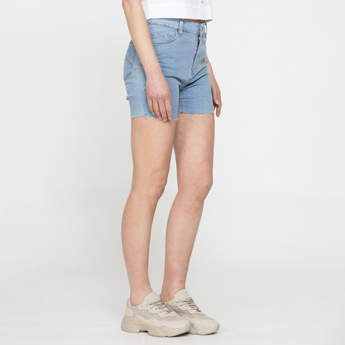 SHORTS ADERENTI A VITA ALTA