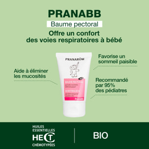 Pranarom - Baume pectoral bébé - Bio - 40 ml