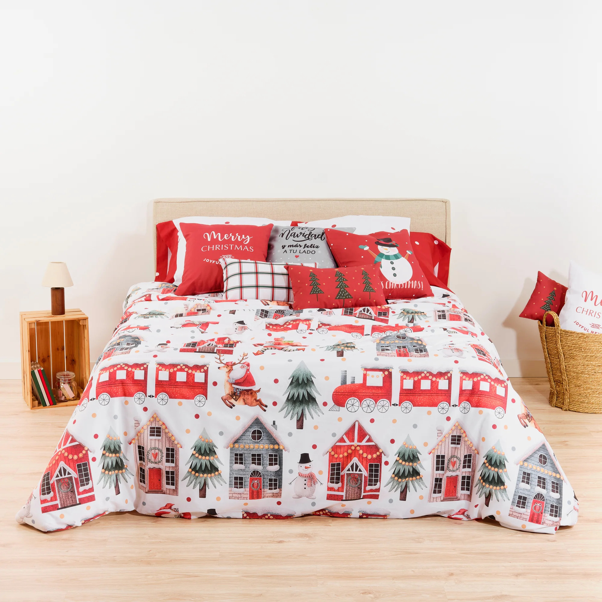 Housse de couette avec clics 100% coton Laponia 12