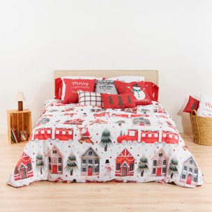 Housse de couette avec clics 100% coton Laponia 12