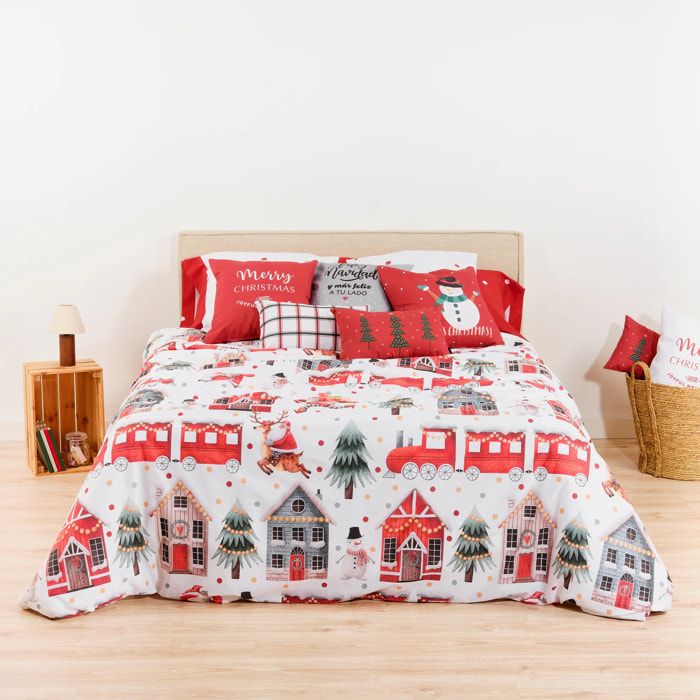 Housse de couette avec clics 100% coton Laponia 12