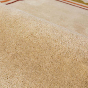 Tapis de couloir en laine à bordure festonné LOIS