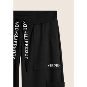 Pantaloni con Tasche Applicate e Logo FREDDY