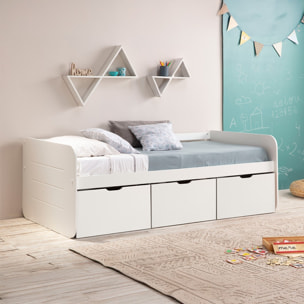 Lit banquette enfant avec tiroirs - LIO
