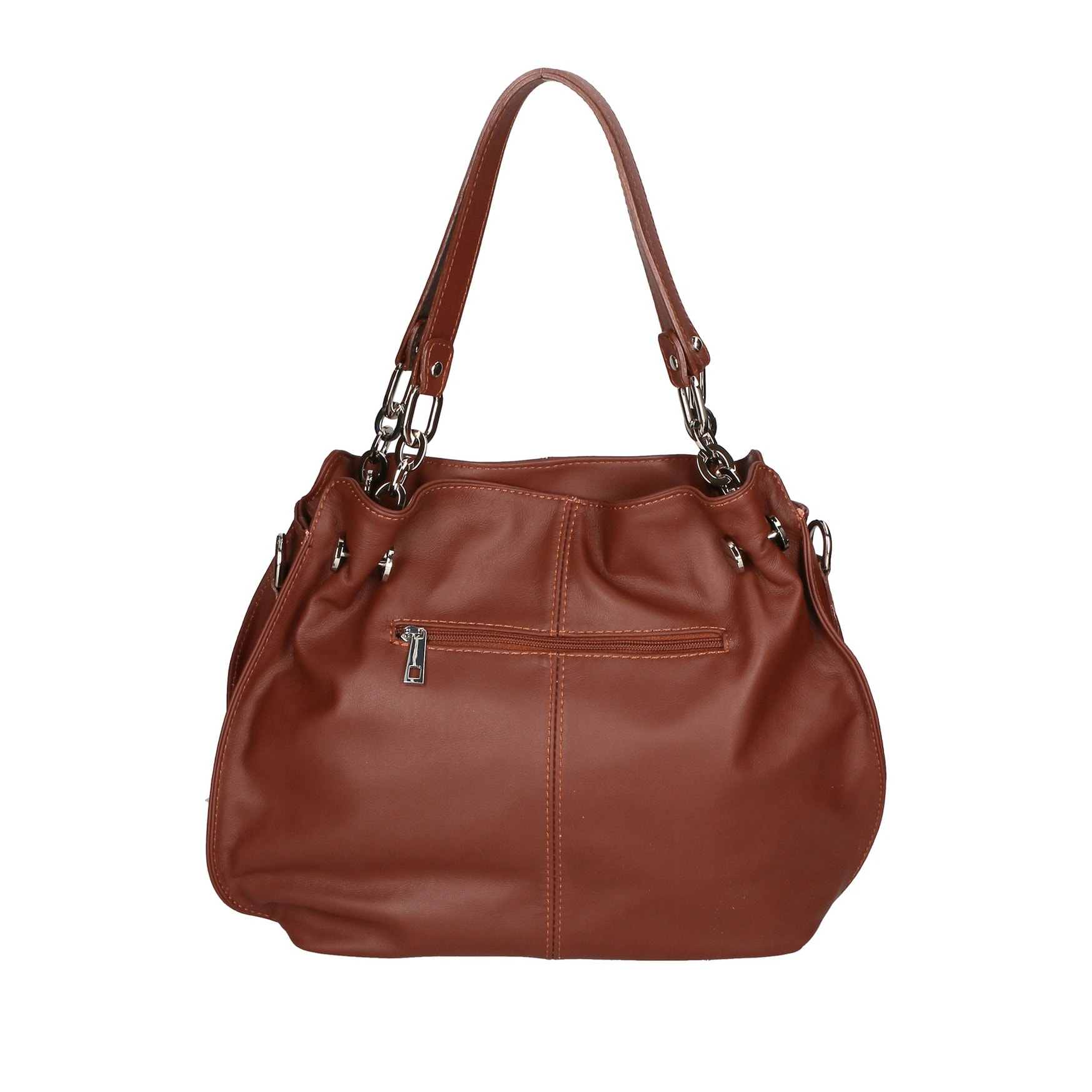 Borsa a mano da donna Made in Italy - Modello Ereba - 100% pelle - 38.0 x 30.0 x 12.0 cm