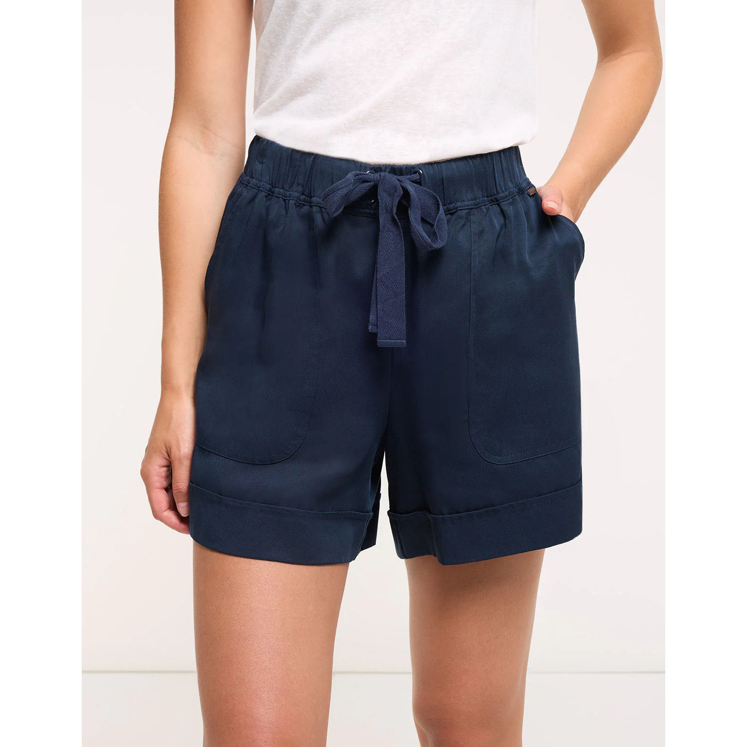 Bermuda Tencel Azul Marino - Ducano